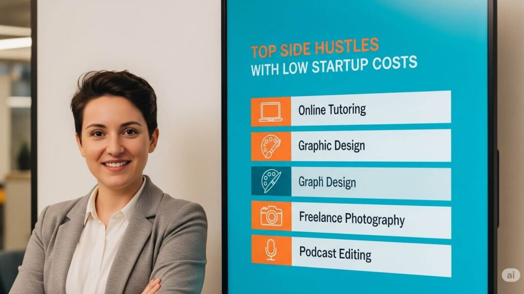best side hustles with low startup cost